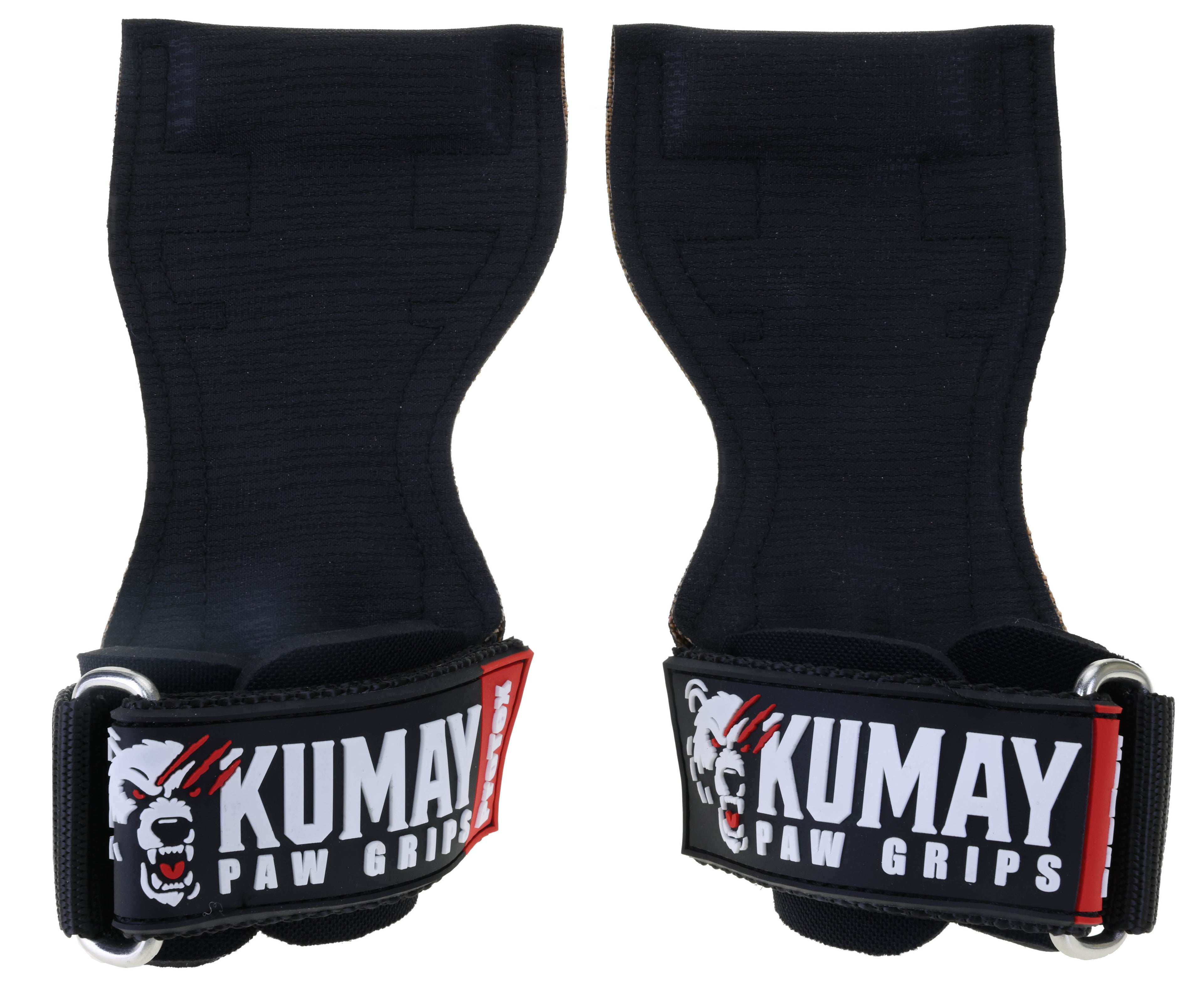KUMAY ProTex™ Paw Grips ProTex | Premium Rubber Lifting Straps Black