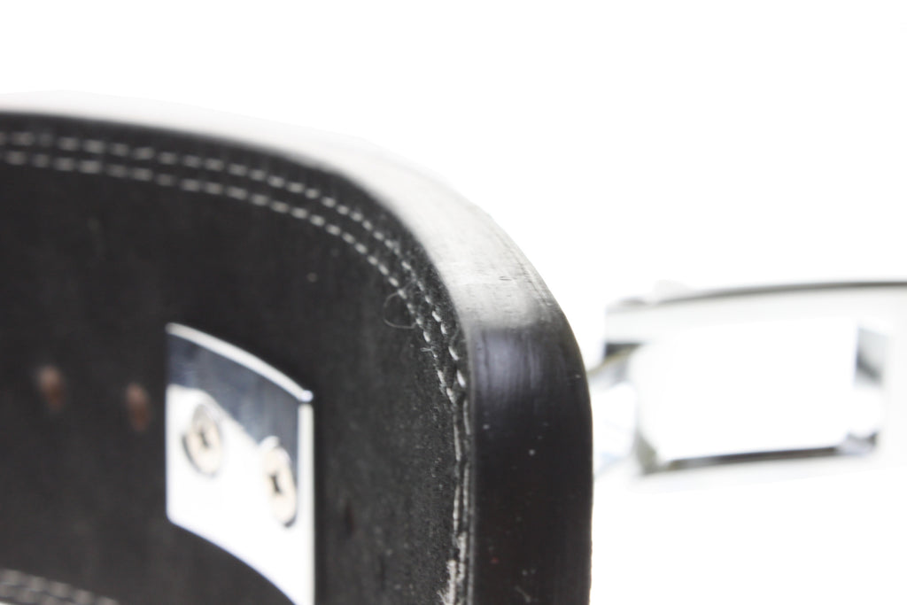 KUMAY 12mm Top-Grain Leather Lever Belt with Zinc Alloy Buckle
