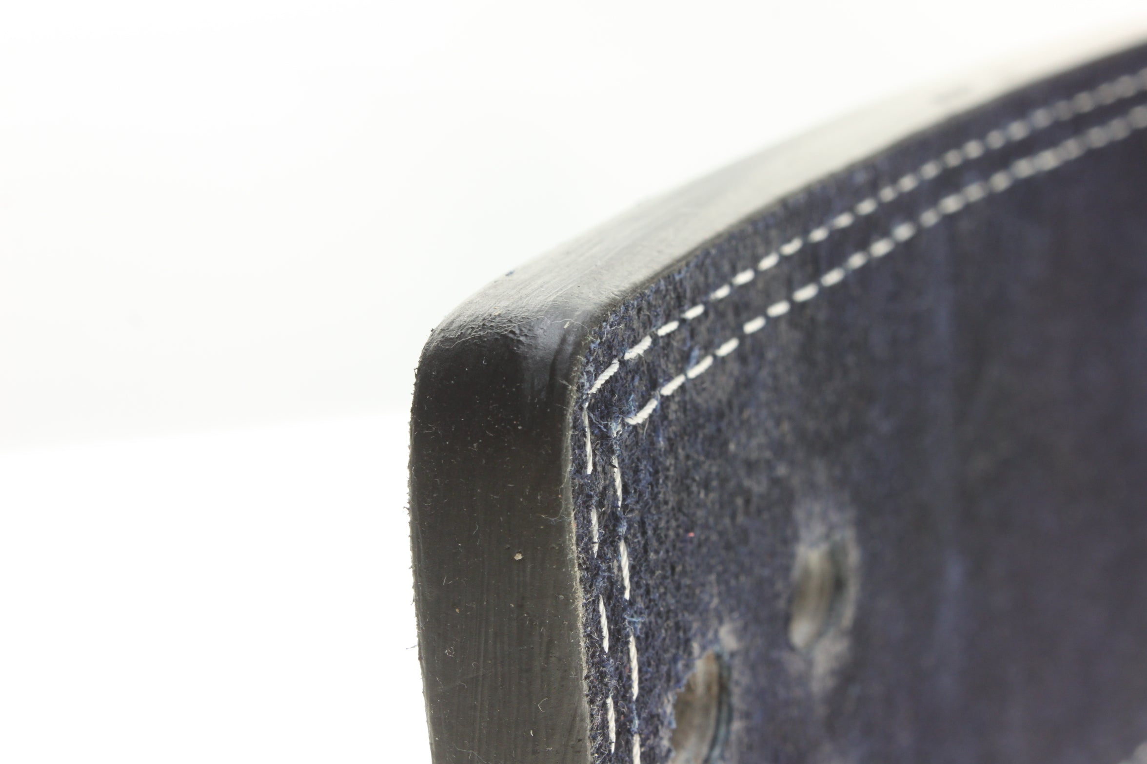 KUMAY 13mm Leather Lever Belt Zinc Alloy Buckle Navy Blue
